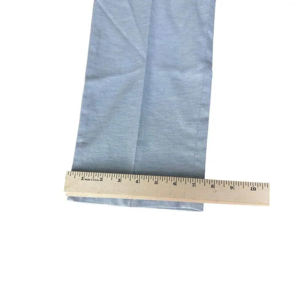Britches By Samtex Slim Fit Pants Mens 32x30 Blue Cotton Lightweight Work NEW